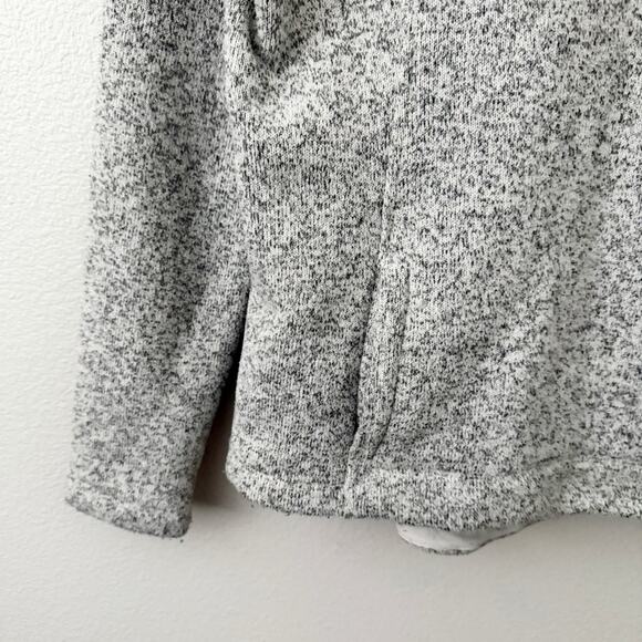 NORTH FACE | Crescent Hoodie Pullover Knit Sweaters Toggle Closure Gray | Small - Picture 4 of 9